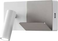 LEDS-C4 E-Lamp mini LED wandlamp wit/grijs
