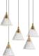 LEDS-C4 Veneto LED hanglamp aanbouw 5-lamps zwart