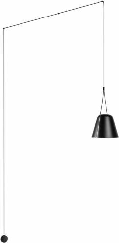 LEDS-C4 Attic hanglamp conisch decentraal zwart