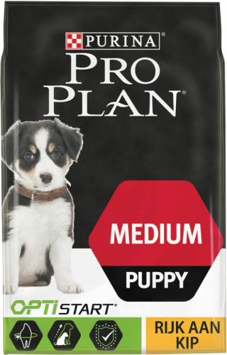 4x Pro Plan Optistart Puppy Medium 3 kg