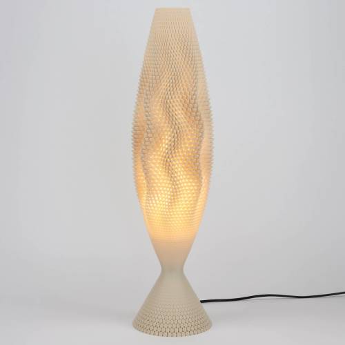 Tagwerk Tafellamp Koral van biomateriaal, linen, 65 cm