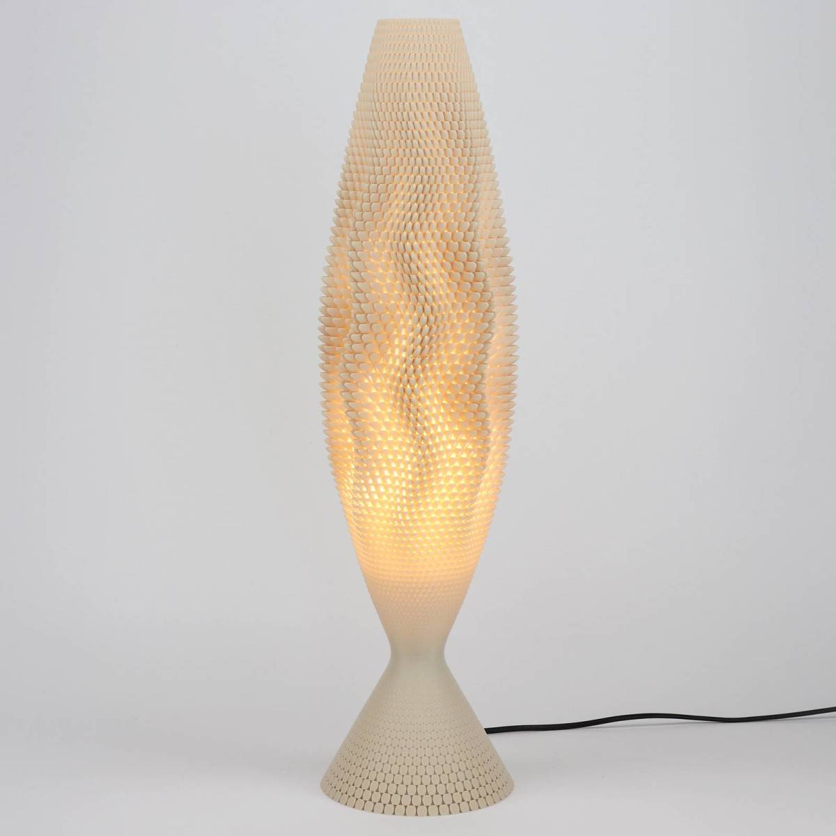 Tagwerk Tafellamp Koral van biomateriaal, linen, 65 cm