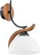 EULUNA Wandlamp Brakel met houtdetails