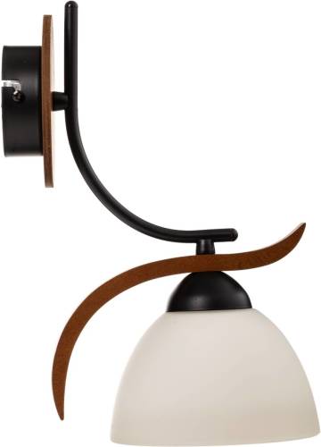 EULUNA Wandlamp Brakel met houtdetails