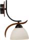 EULUNA Wandlamp Brakel met houtdetails