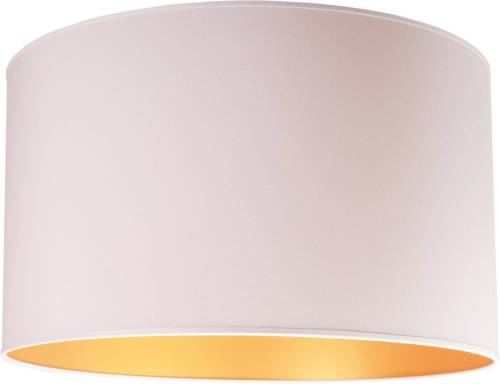 EULUNA Plafondlamp Roller Ø60cm, wit/goud