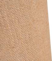 EULUNA Wandlamp Jute, natuurlijk bruin, halfrond