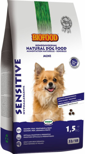 4x Biofood Small Breed Sensitive 1,5 kg