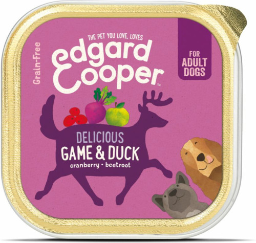 Edgard&Cooper Kuipje Vers Vlees Wild - Eend 150 gr