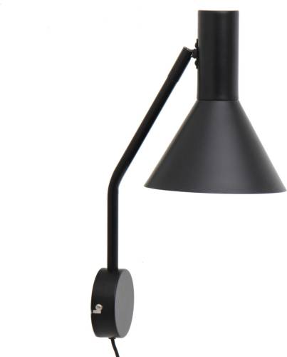 Frandsen Lyss wandlamp, mat zwart