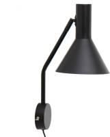 Frandsen Lyss wandlamp, mat zwart