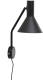 Frandsen Lyss wandlamp, mat zwart