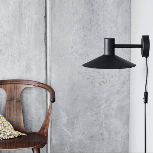 Frandsen Minneapolis wandlamp mat zwart