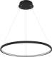 GLOBO LED hanglamp Ralph, 1-lamp, zwart, Ø 60cm