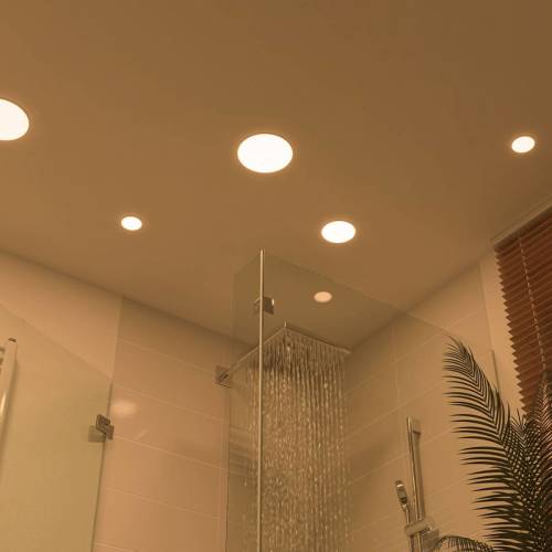Paulmann LED paneel Veluna 3.000K rond 7,5cm