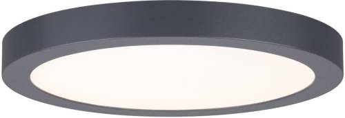Paulmann LED paneel Abia, rond Ø 30cm, donkergrijs