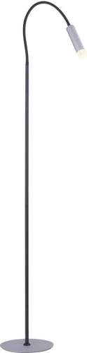 Paul Neuhaus Pure-Gemin LED vloerlamp zilver