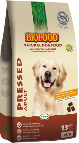 Biofood Vleesbrok Geperste Hondenbrokken Adult 13,5 kg