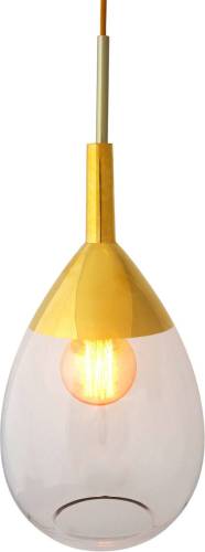 Ebb & Flow Lute M hanglamp goud helder