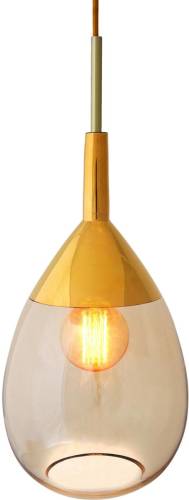 Ebb & Flow Lute M hanglamp goud goud-rook