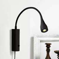 Nordlux Led-wandlamp Mento met flexarm, zwart