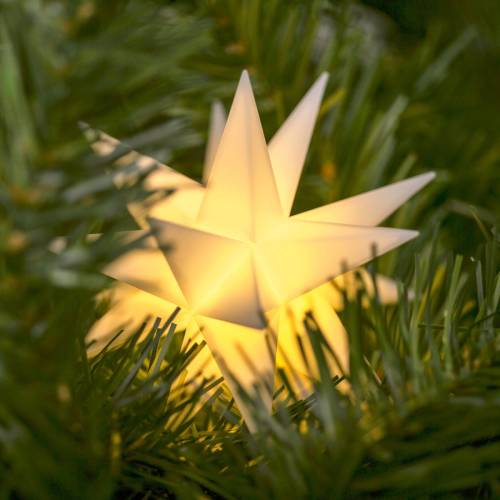 Sterntaler LED ster voor binnen 18-punten, Ø 12 cm wit