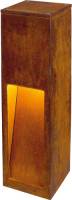 SLV Rusty Slot 50 LED sokkellamp, hoogte 50 cm