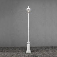 Konstsmide Mastlamp Firenze, 1-lamps, wit