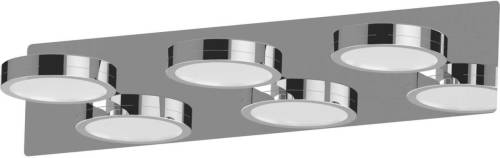 LightMe LED spiegellamp Aqua down chroom 3-lamps