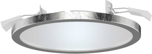 LightMe LED inbouwspot Aqua Pur Ø14,7cm zilver