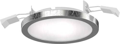 LightMe LED inbouwspot Aqua Pur Ø11,2cm zilver