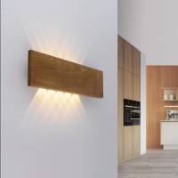 Paul Neuhaus Palma LED wandlamp hout 45 cm