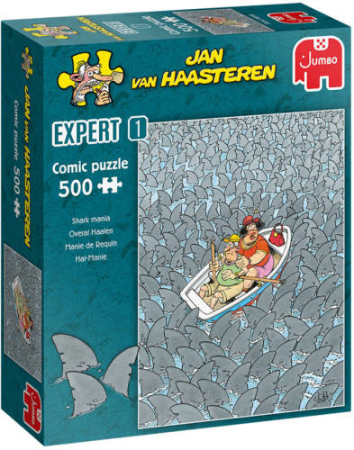 Jan van Haasteren Expert 1 - Overal Haaien legpuzzel 500 stukjes