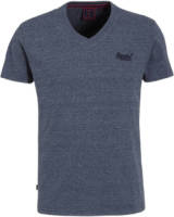 Superdry gemêleerd T-shirt van biologisch katoen navy marl