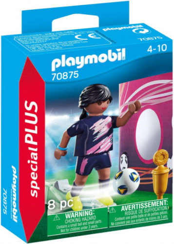 PLAYMOBIL Special Plus Voetbalster met doelmuur (70875)