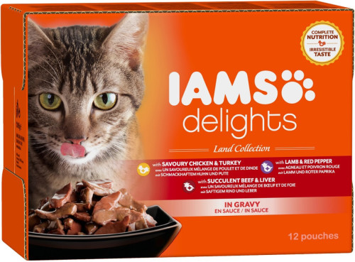 Iams Delights Land Collection 12x85 gr