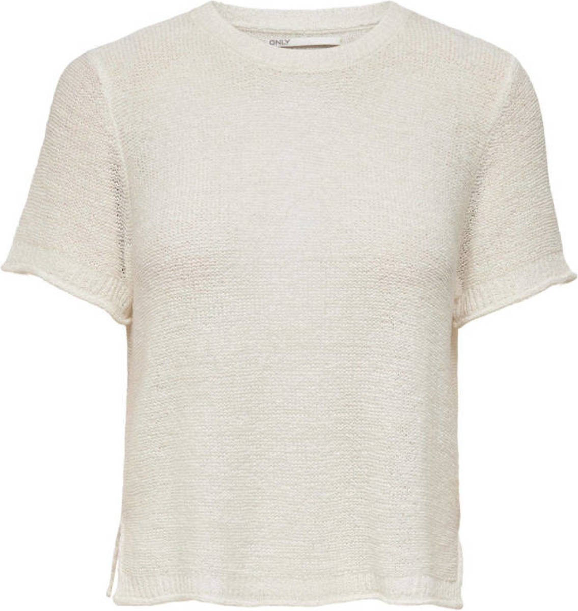 Only gebreide top ONLSUNNY ecru