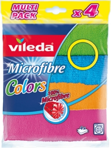 Vileda Microvezeldoek Colors 4 stuks