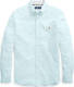 Polo ralph lauren regular fit overhemd licht turquoise