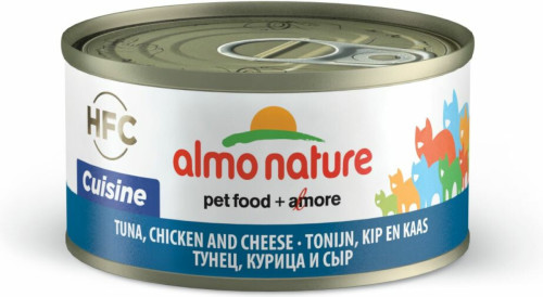 Almo Nature HFC 70 Kat Cuisine Tonijn - Kaas 70 gr