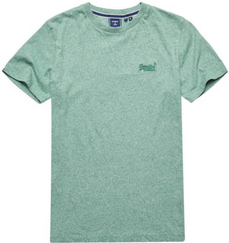 Superdry gemêleerd basic T-shirt bright green grit