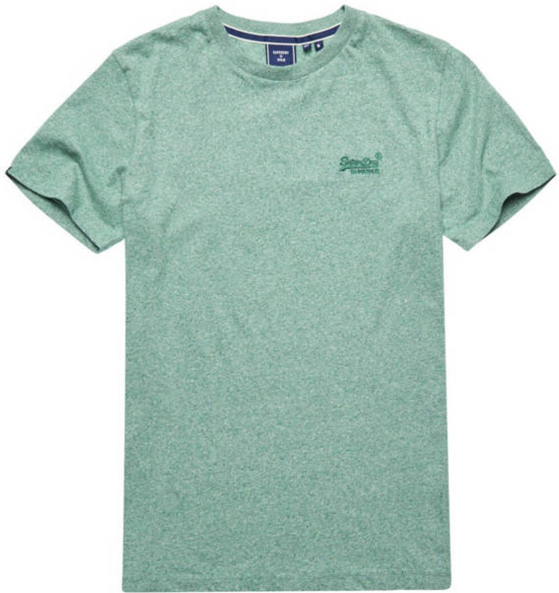 Superdry gemêleerd basic T-shirt bright green grit