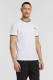 Fred Perry T-shirt TWIN TIPPED met contrastbies white