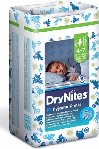 DryNites Absorberende Luierbroekjes Boy 4-7 jaar 10 stuks