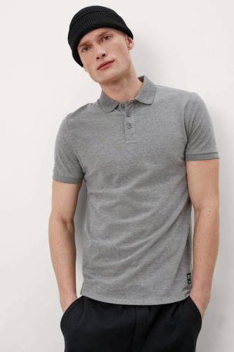 Q/S designed by Poloshirt met 3-knoopsluiting