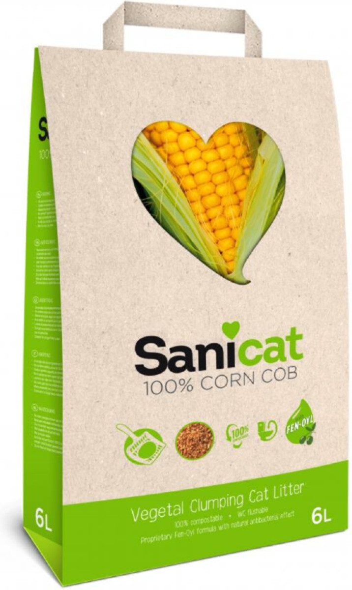 Sanicat Klontvormend Maïs 6 liter