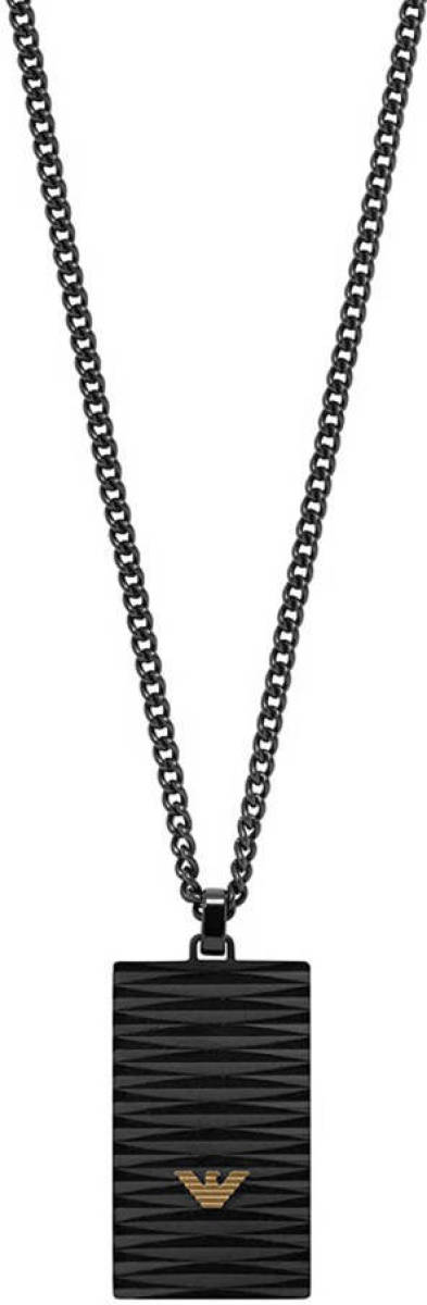 Emporio Armani collier EGS2872001 Sentimental zwart
