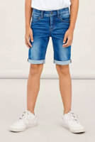 NAME IT KIDS slim fit jeans bermuda NKMTHEO stonewashed