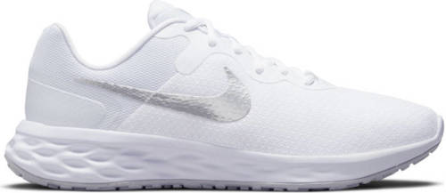 Nike Revolution 6 sneakers wit/zilver metallic