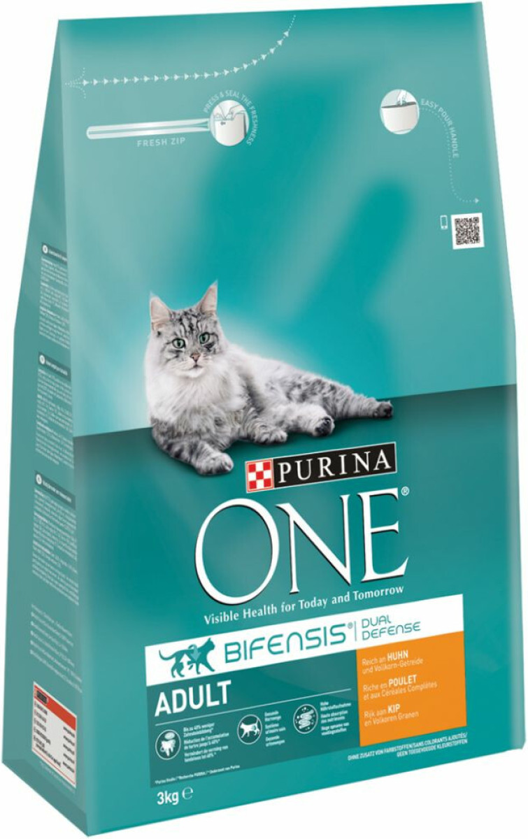 Purina One Adult Kip - Volkoren Granen 6 kg